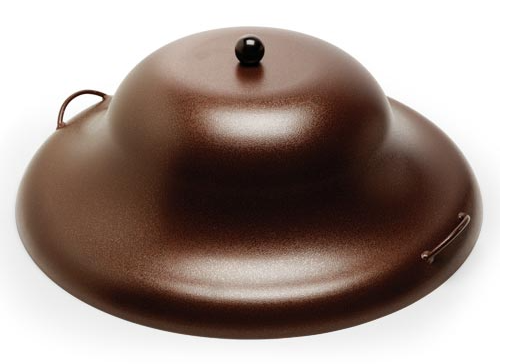 Hpc 32" Round Copper Vein Tall Aluminum Fire Pit Cover