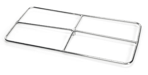 HPC 24" x 12" Stainless Steel NG Rectangular Burner - Chimney Cricket