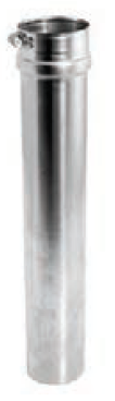 Duravent 8" Diameter FasNSeal 18" Adjustable Vent Length - Chimney Cricket