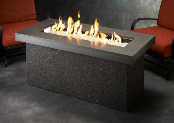 Outdoor Greatroom Grey Key Largo Fire Table - Chimney Cricket