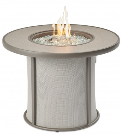 Outdoor Greatroom Grey Stonefire Fire Table - Chimney Cricket