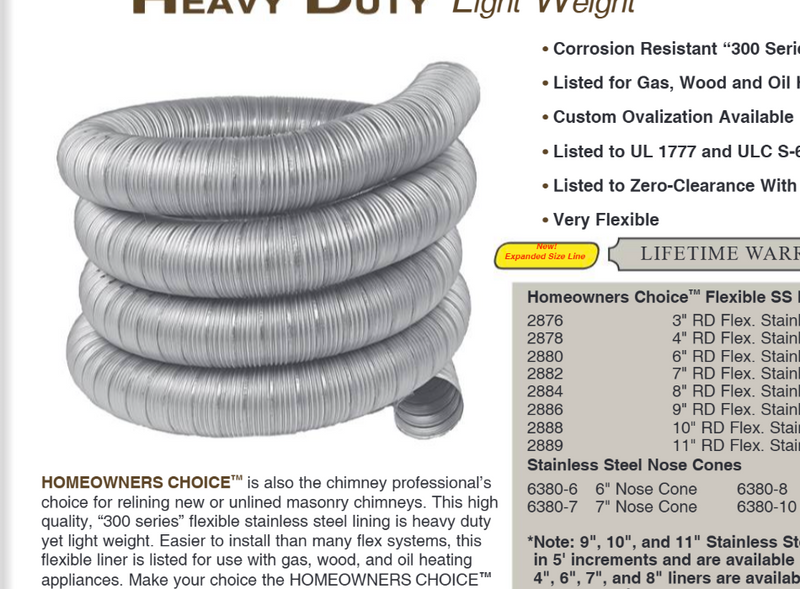 Sand Hill 3" X 35' Homeowners Choice Aluminum Flex Kit