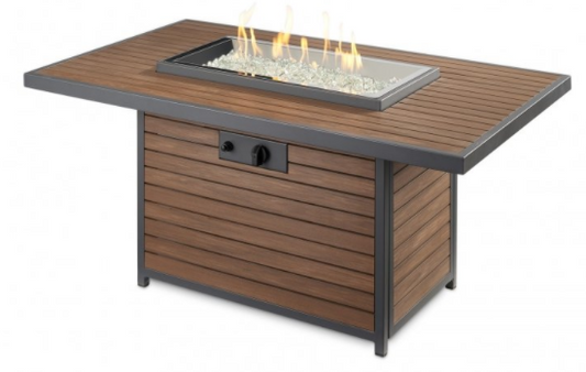 Outdoor Greatroom Kenwood Chat Height Fire Table - Chimney Cricket