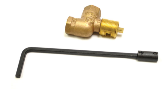 HPC Manual Angled Valve with 7" L-Stem Extension - Chimney Cricket