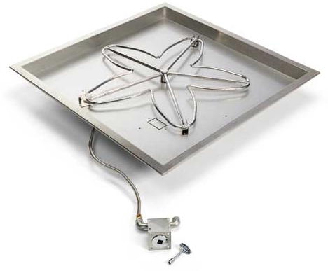 HPC 24" Match Light NG Square Bowl Insert - Chimney Cricket