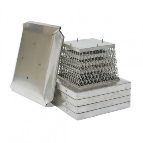 13X13 Stainless Steel 4 Pack Hy-C Caps