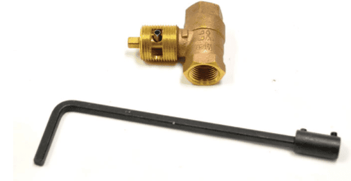 HPC Manual Straight Valve with 7" L-Stem Extension - Chimney Cricket