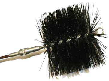(X) Rutland Master Sweep 12" Round Wire Chimney Brush - WHEN STOCK IS DEPLETED NO LONGER AVAILABLE - Chimney Cricket