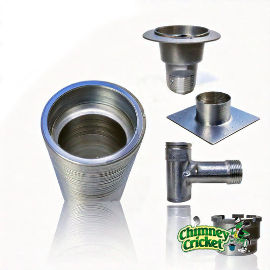 Pre-Insulated Chimney Liner Kit, Flexible Stainless Steel