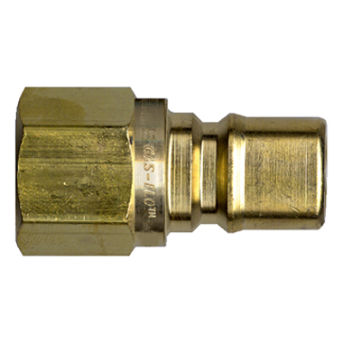 Quick Disconnect Nipple, 3/8" FPT X 3/8" Brass Body, 60 PSI Rating, up to 85,000 BTU's QD-GMN6-6F - Chimney Cricket
