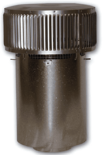 Superior Round Telescoping Top w/Louvered Screen for 8DM Series Wood Burning Pipe - Chimney Cricket