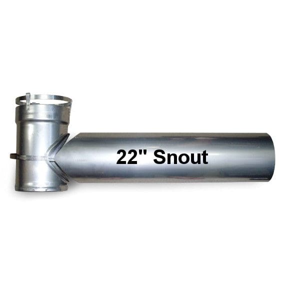 Short Body Tee with 22 in. Snout Chimney Cricket