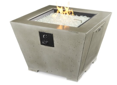 Outdoor Greatroom Square Cove Square Fire Table - Chimney Cricket