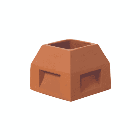 Small Mansard Chimney Pot