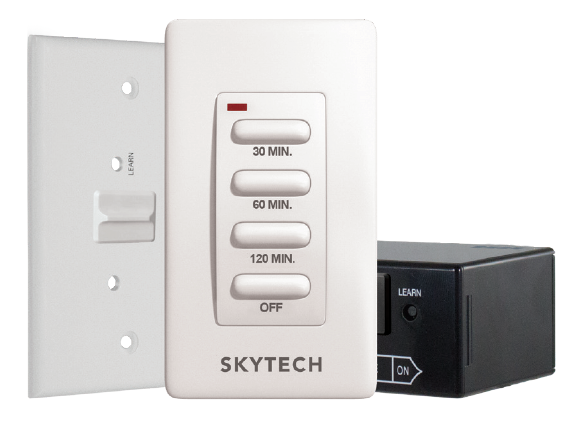 Skytech All Battery Powered 30/60/120 Minute Wireless Wall Mount Timer - Chimney Cricket