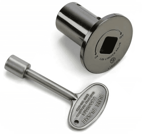 HPC Pewter Flange and Key Only - Chimney Cricket