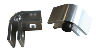 HPC Replacement Chrome Corner Clip for Square & Rectangle Wind Guards - Chimney Cricket