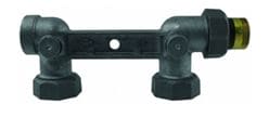 1in Inlet/outlet Black Iron Meter Bar, 20lt Integral Swivels – Chimney ...