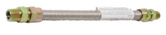 300 Series - 36" Stainless Steel Flexible Connector 5/8" OD (1/2" ID), 3/4 MIP x 3/4 MIP - 300-4141-36 (CS25) - Chimney Cricket300 Series - 36" Stainless Steel Flexible Connector 5/8" OD (1/2" ID), 3/4 MIP x 3/4 MIP - 300-4141-36 (CS25)