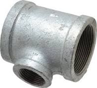 3/4X3/4"X1/2" Galvanized Reducing Tee (G101KKF) GS311R-12128 - Chimney Cricket3/4X3/4"X1/2" Galvanized Reducing Tee (G101KKF) GS311R-12128