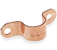 3/8" 2-Hole Tube Straps with Nails for 1/2" Tubing - Chimney Cricket3/8" 2-Hole Tube Straps with Nails for 1/2" Tubing