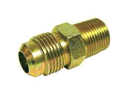 Adapter, 1" Flare X 3/4" Male Pipe, Brass Adapter, for 400 and 500 Series Appliance Connectors - Chimney CricketAdapter, 1" Flare X 3/4" Male Pipe, Brass Adapter, for 400 and 500 Series Appliance Connectors