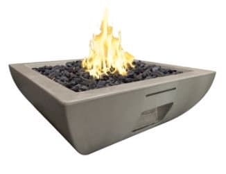 AFD 36" Bordeaux Square Fire Bowl in Café Blanco Finish, LP - 430CB11M6PC ** - Chimney CricketAFD 36" Bordeaux Square Fire Bowl in Café Blanco Finish, LP - 430CB11M6PC **