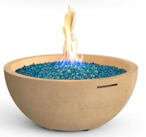 AFD 36" Fire Bowl in Light Basalt Heavy-Textured Finish, NG - 732LB11M6NC ** - Chimney CricketAFD 36" Fire Bowl in Light Basalt Heavy-Textured Finish, NG - 732LB11M6NC **