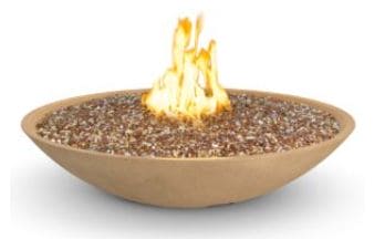 AFD 48" Marseille Fire Bowl in Travertine Finish with FyreStarter Ignition, NG - 751TR11H6NC ** - Chimney CricketAFD 48" Marseille Fire Bowl in Travertine Finish with FyreStarter Ignition, NG - 751TR11H6NC **