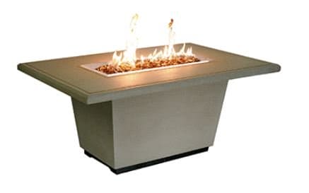 AFD 54" Cosmopolitan Rectangle Firetable in Café Blanco Finish, LP - 635CB11M4PC ** - Chimney CricketAFD 54" Cosmopolitan Rectangle Firetable in Café Blanco Finish, LP - 635CB11M4PC **