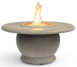 AFD Amphora Firetable with Concrete Top in Café Blanco Finish, NG (3 Boxes) - 610CB11M2NC - Chimney CricketAFD Amphora Firetable with Concrete Top in Café Blanco Finish, NG (3 Boxes) - 610CB11M2NC