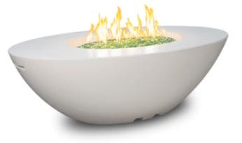 AFD Calais Oval Firetable in White Aspen Finish, NG - 759WA11M4NC ** - Chimney CricketAFD Calais Oval Firetable in White Aspen Finish, NG - 759WA11M4NC **