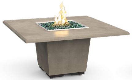 AFD Cosmopolitan Square Dining Firetable in Smoke Finish with FyreStarter Ignition System, NG - 642SM11H6NC ** - Chimney CricketAFD Cosmopolitan Square Dining Firetable in Smoke Finish with FyreStarter Ignition System, NG - 642SM11H6NC **