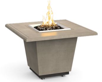 AFD Cosmopolitan Square Firetable in Black Lava Finish, LP - 640BA11M2PC - Chimney CricketAFD Cosmopolitan Square Firetable in Black Lava Finish, LP - 640BA11M2PC