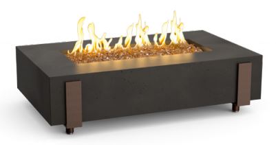 AFD Iron Saddle Firetable in Dark Basalt Finish, NG - 580DB11M7NC ** - Chimney CricketAFD Iron Saddle Firetable in Dark Basalt Finish, NG - 580DB11M7NC **