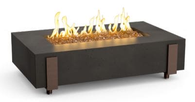 AFD Iron Saddle Firetable in Light Basalt Finish, LP - 580LB11M7PC ** - Chimney CricketAFD Iron Saddle Firetable in Light Basalt Finish, LP - 580LB11M7PC **