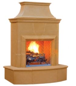 AFD Petite Cordova Vented Fireplace in Café Blanco Finish (10 Boxes) - Chimney CricketAFD Petite Cordova Vented Fireplace in Café Blanco Finish (10 Boxes)