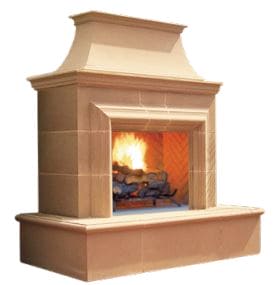 AFD Reduced Cordova Vented Fireplace in Black Lava Finish (10 Boxes) - 02320NBARBC ** - Chimney CricketAFD Reduced Cordova Vented Fireplace in Black Lava Finish (10 Boxes) - 02320NBARBC **