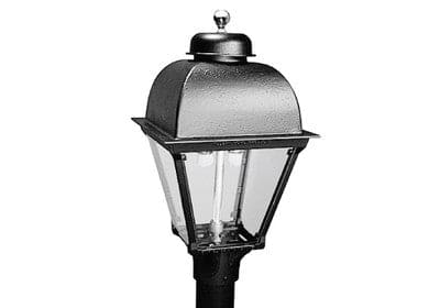 ALUM. POST MOUNT LAMP/ NAT. - Chimney CricketALUM. POST MOUNT LAMP/ NAT.