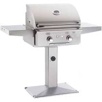 AOG 24" In-Ground Post Stainless Steel Grill, NG - Chimney CricketAOG 24" In-Ground Post Stainless Steel Grill, NG
