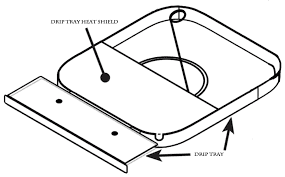 AOG Drip Tray Shield - 24B44 - Chimney CricketAOG Drip Tray Shield - 24B44