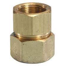 AutoFlare, 1" CSST X 1" Female Pipe Threads, Straight Mechanical Fitting, Brass, TracPipe, FGP-FSTF-1000 (CS16) - Chimney CricketAutoFlare, 1" CSST X 1" Female Pipe Threads, Straight Mechanical Fitting, Brass, TracPipe, FGP-FSTF-1000 (CS16)