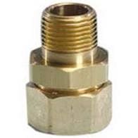 AutoFlare, Reducing, 1" CSST X 3/4" MPT Straight Mechanical Fitting, Brass, TracPipe, FGP-RST1000-750 (CS16) - Chimney CricketAutoFlare, Reducing, 1" CSST X 3/4" MPT Straight Mechanical Fitting, Brass, TracPipe, FGP-RST1000-750 (CS16)