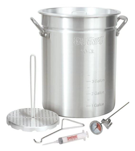 Bayou Classic 30 Quart Aluminum Turkey Fryer Stock Pot - Chimney CricketBayou Classic 30 Quart Aluminum Turkey Fryer Stock Pot