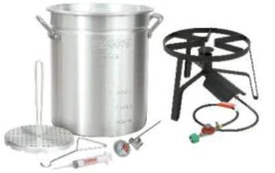 Bayou Classic 30 Quart LP Aluminum Turkey Fryer Kit - Chimney CricketBayou Classic 30 Quart LP Aluminum Turkey Fryer Kit