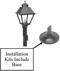 Black GG Patio/Deck Combo Lamp-LP GAS!!! ** - Chimney CricketBlack GG Patio/Deck Combo Lamp-LP GAS!!! **