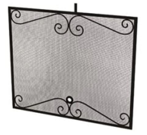 Black Scroll Screen - 8255BL ** - Chimney CricketBlack Scroll Screen - 8255BL **