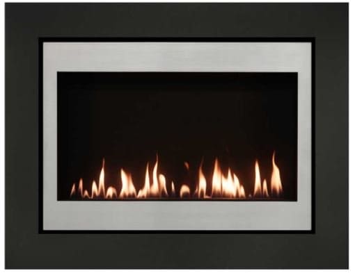 Brigantia Perfection 35" Direct Vent Portrait Fireplace with Brushed Nickel Door, Electronic Ignition, NG - Chimney CricketBrigantia Perfection 35" Direct Vent Portrait Fireplace with Brushed Nickel Door, Electronic Ignition, NG