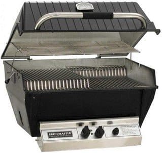 Broilmaster Premium NG Gas Grill w/Charmaster Briquets - Chimney CricketBroilmaster Premium NG Gas Grill w/Charmaster Briquets